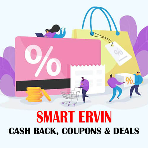 Smart Ervin - Worldwide Stores` Offers with Valid Coupons and Cash back